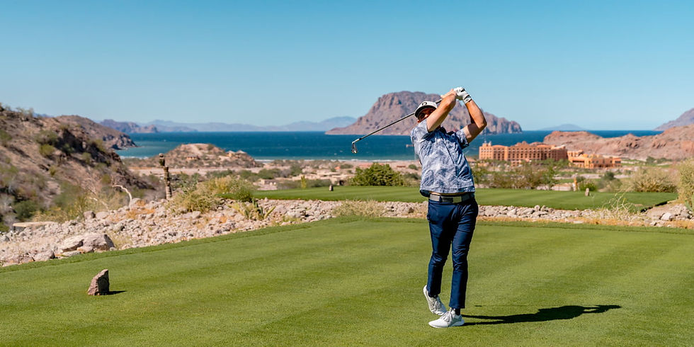 Golfista en Los Cabos