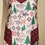 Thumbnail: White Forest Animals Red Plaid apron set