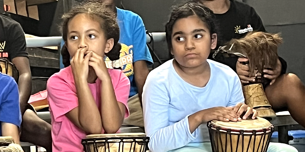 Crown Me Campers drumming