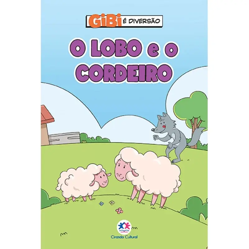 Livro Gibi O lobo e o cordeiro