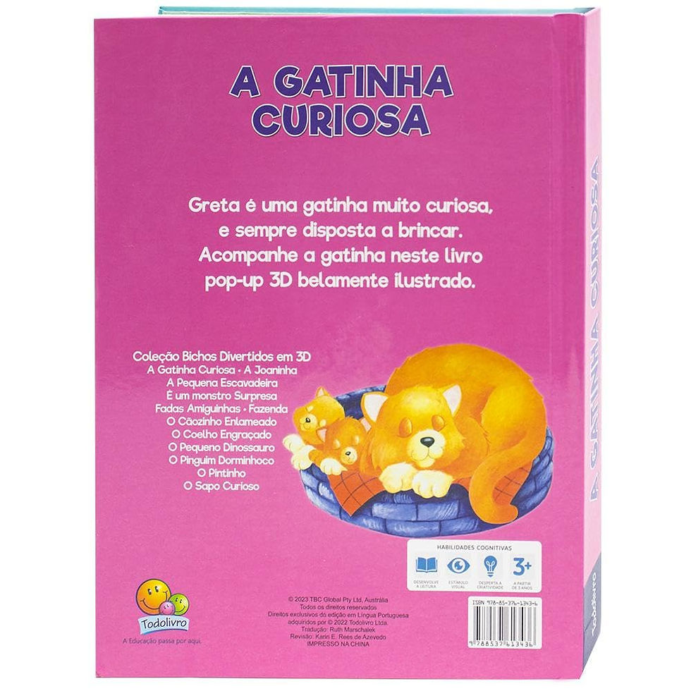 Miniatura: Bichos Divertidos em 3D: Gatinha Curiosa, A