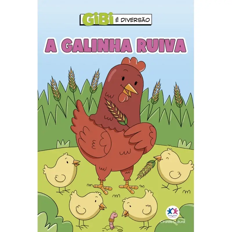 Livro Gibi A galinha ruiva