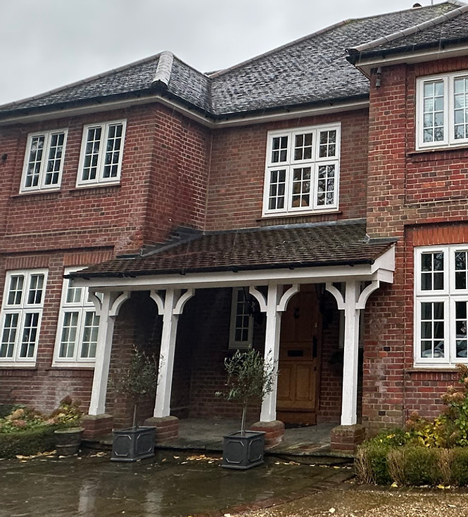 Brick work Georgian style house