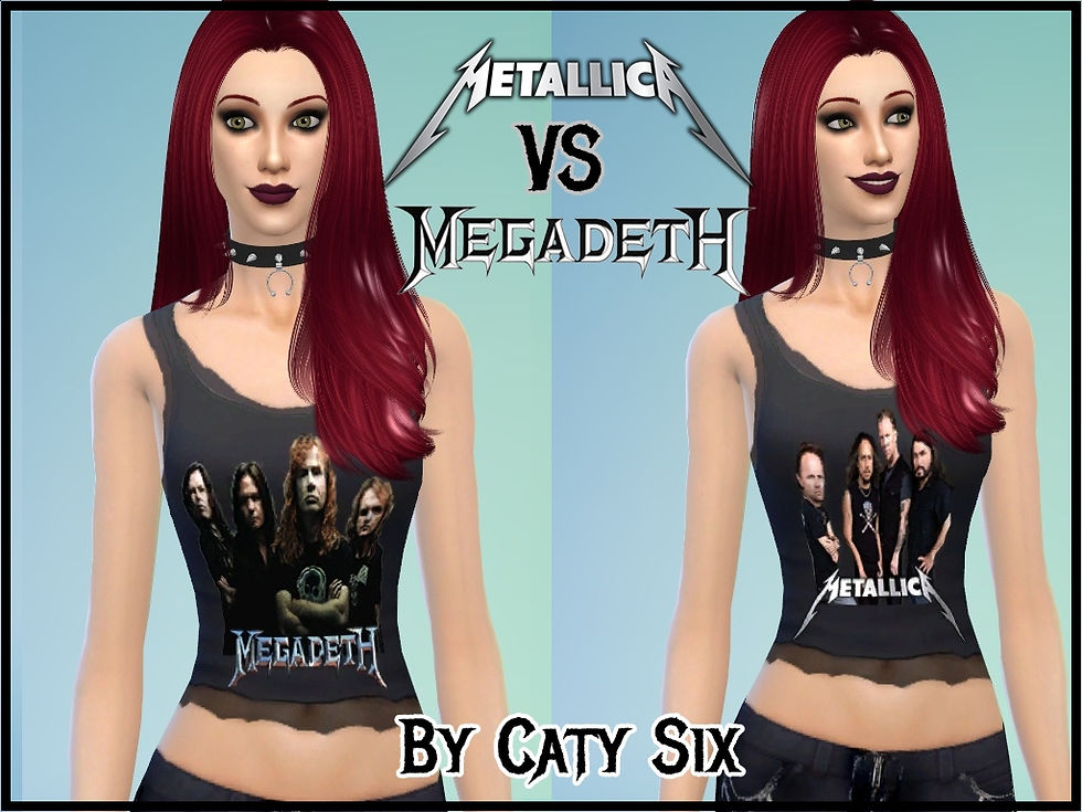 Metallica VS Megadeth-Tank Tops