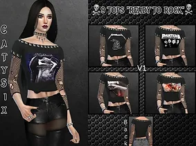 Sims 4 Cc Catysix Rock Heavymetal Gothic Cc