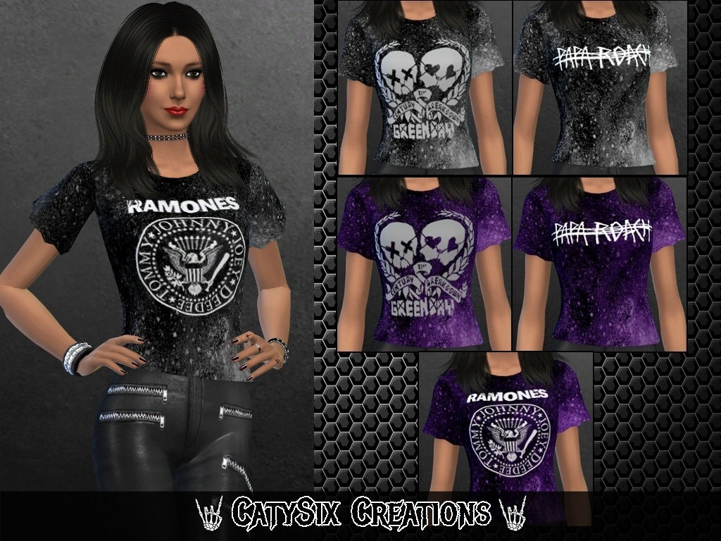 6 T-shirts-Romantic Garden NEEDED