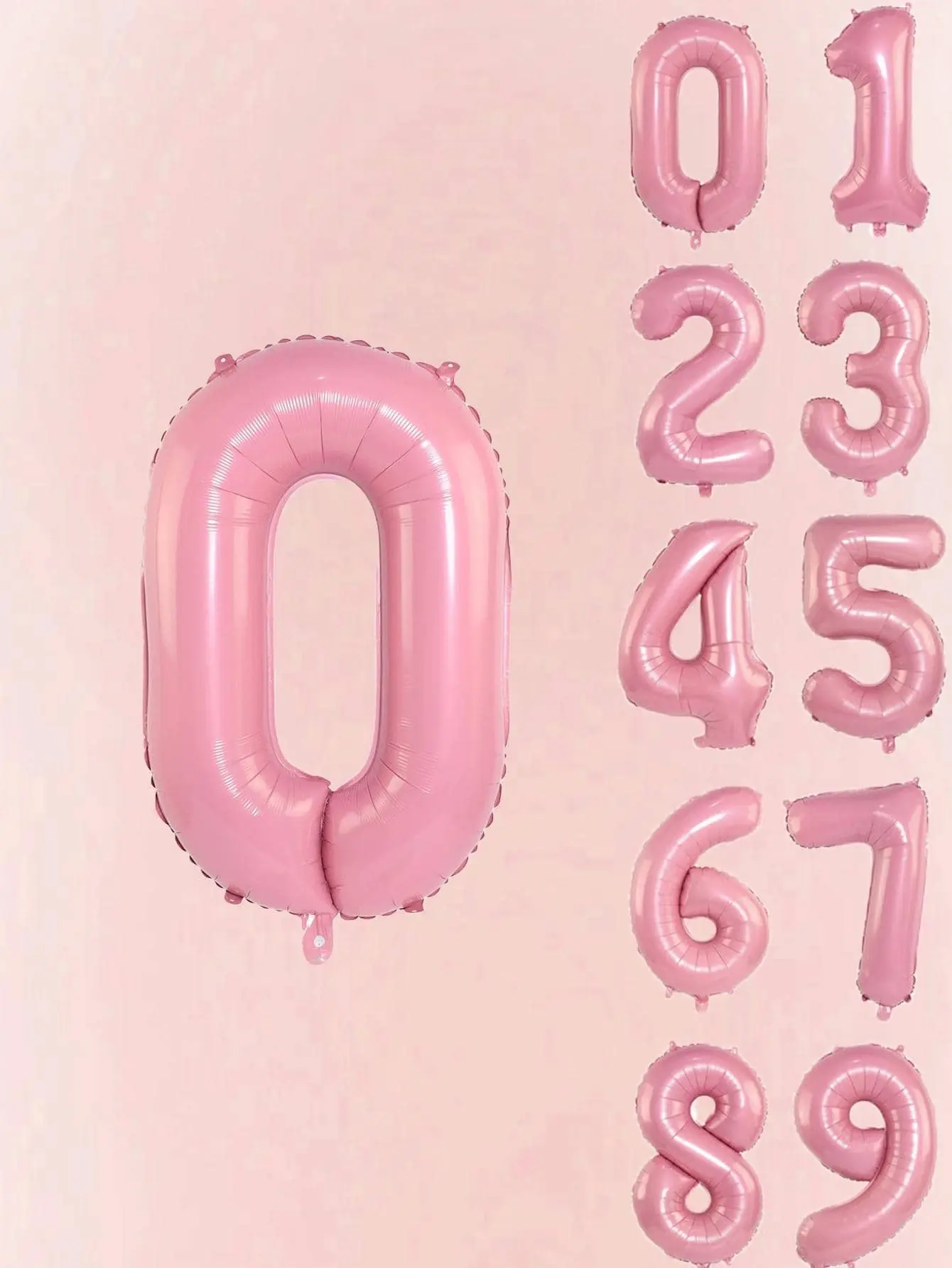 1pc Number Shaped Decorative Balloon