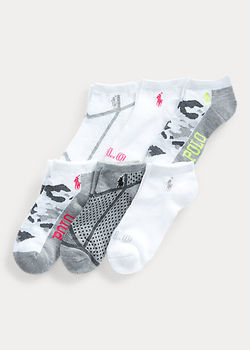 Camo-Top Low-Cut Sock 6-Pack