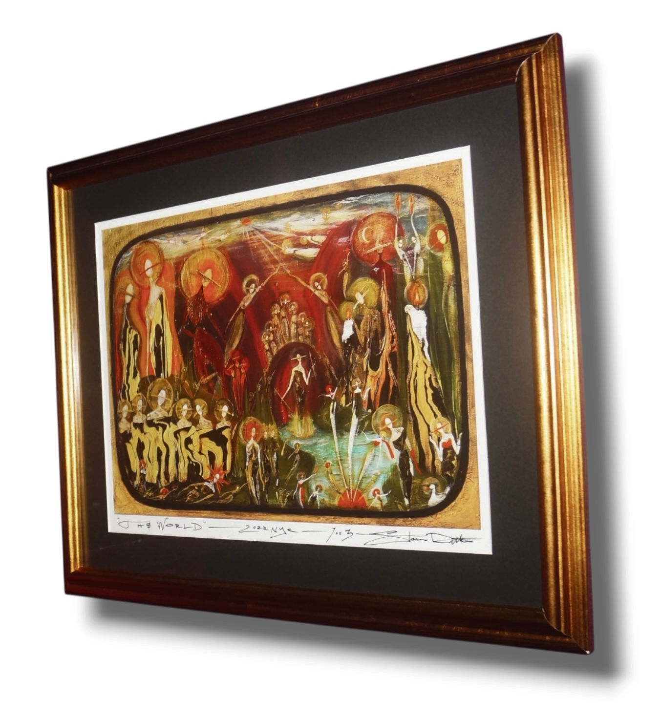 "The World" 1st Edition 2022, Framed Signed Luxury Print
