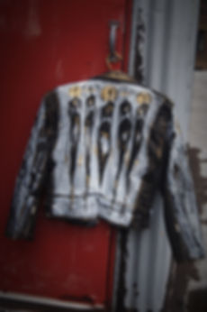 "The Cool People" Classic Moto Leather Jacket