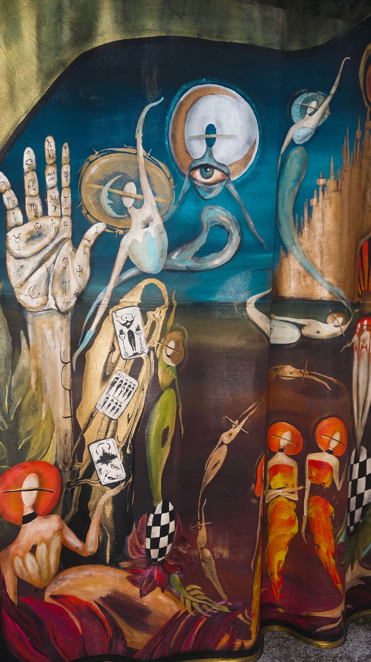 "The Cirque" Canvas Tapestry Painting