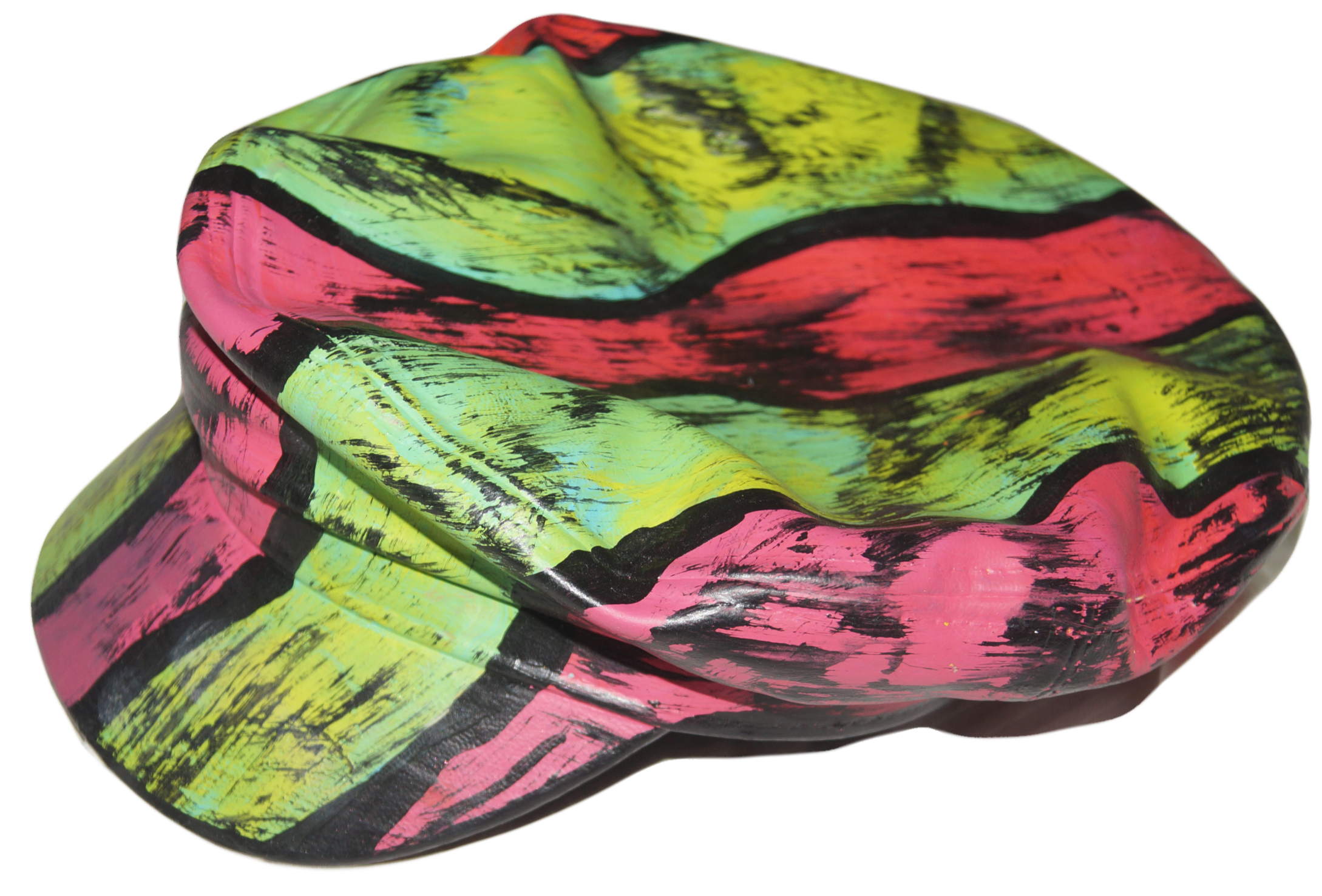 Circus Stripe Painted Cap