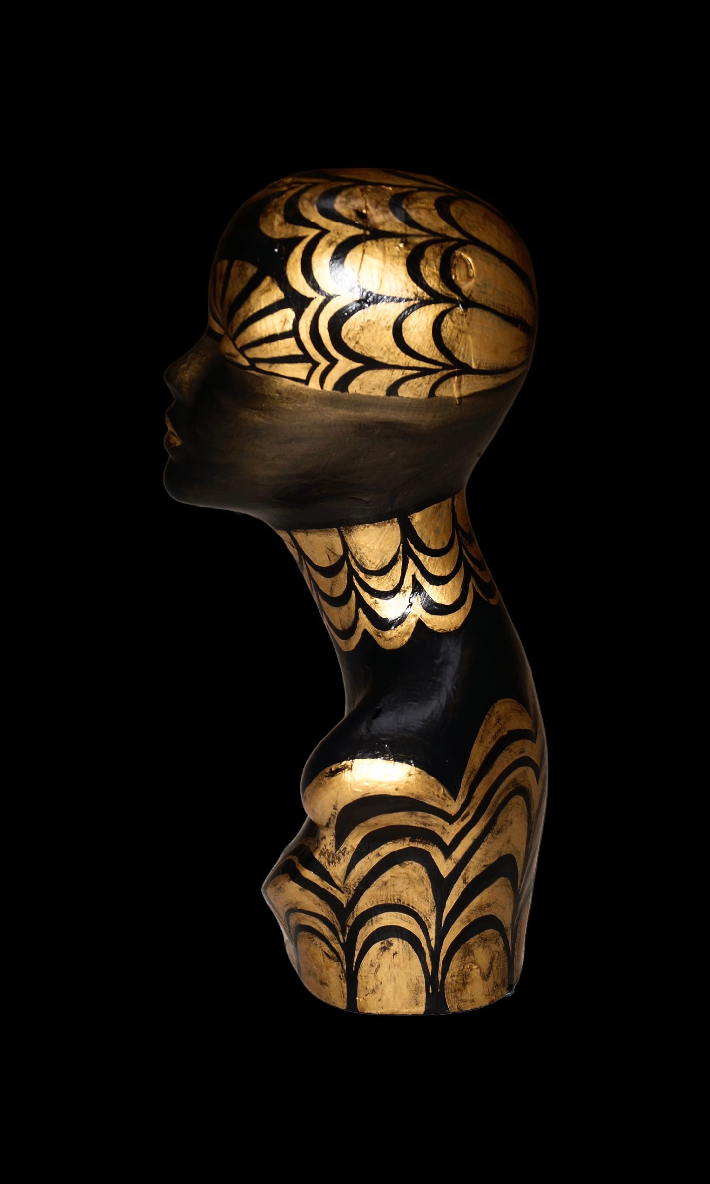 The Cirque Sunrise - Painted Mannequin Bust
