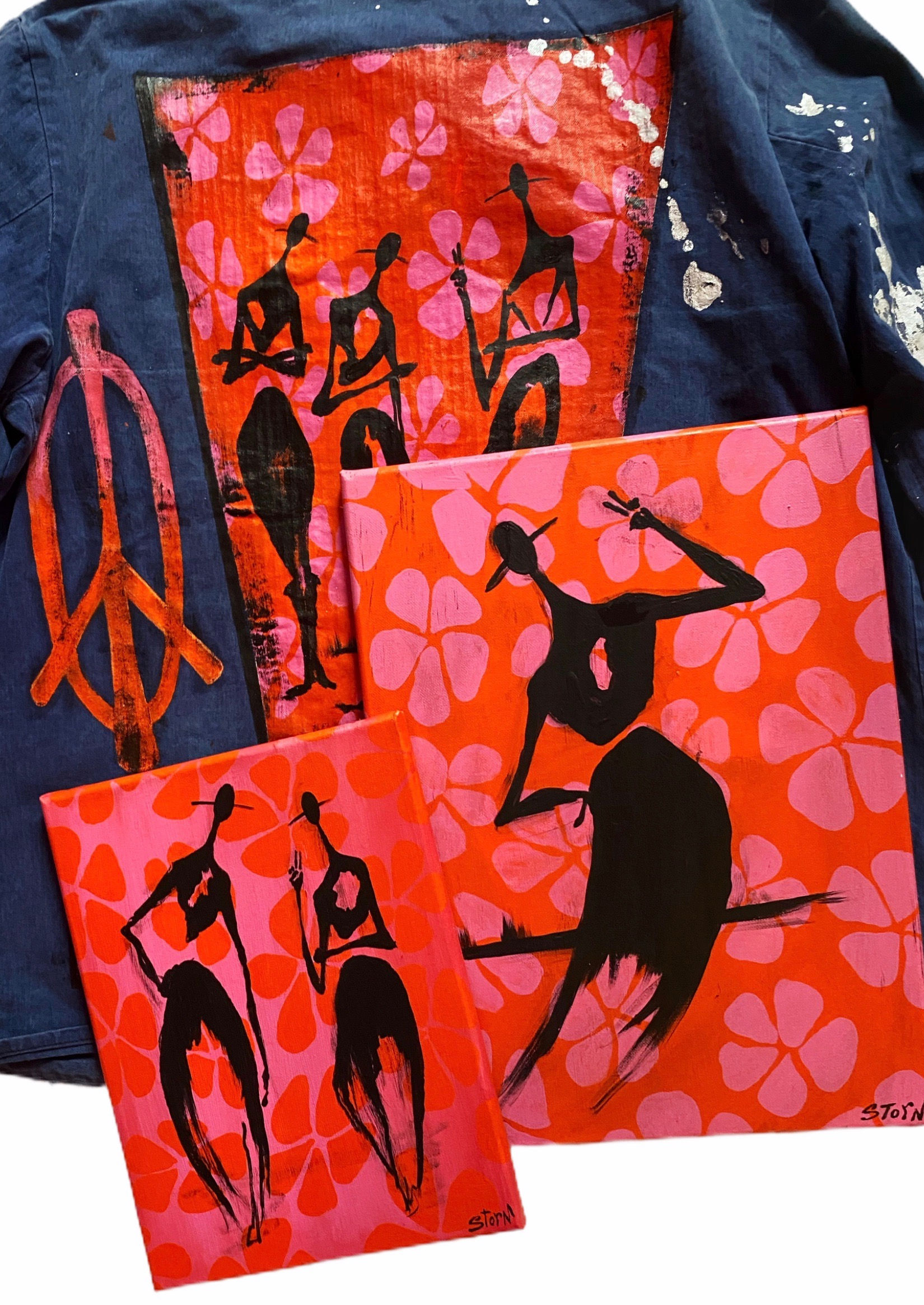 Artist Painted Smock (Paradise of Peace)