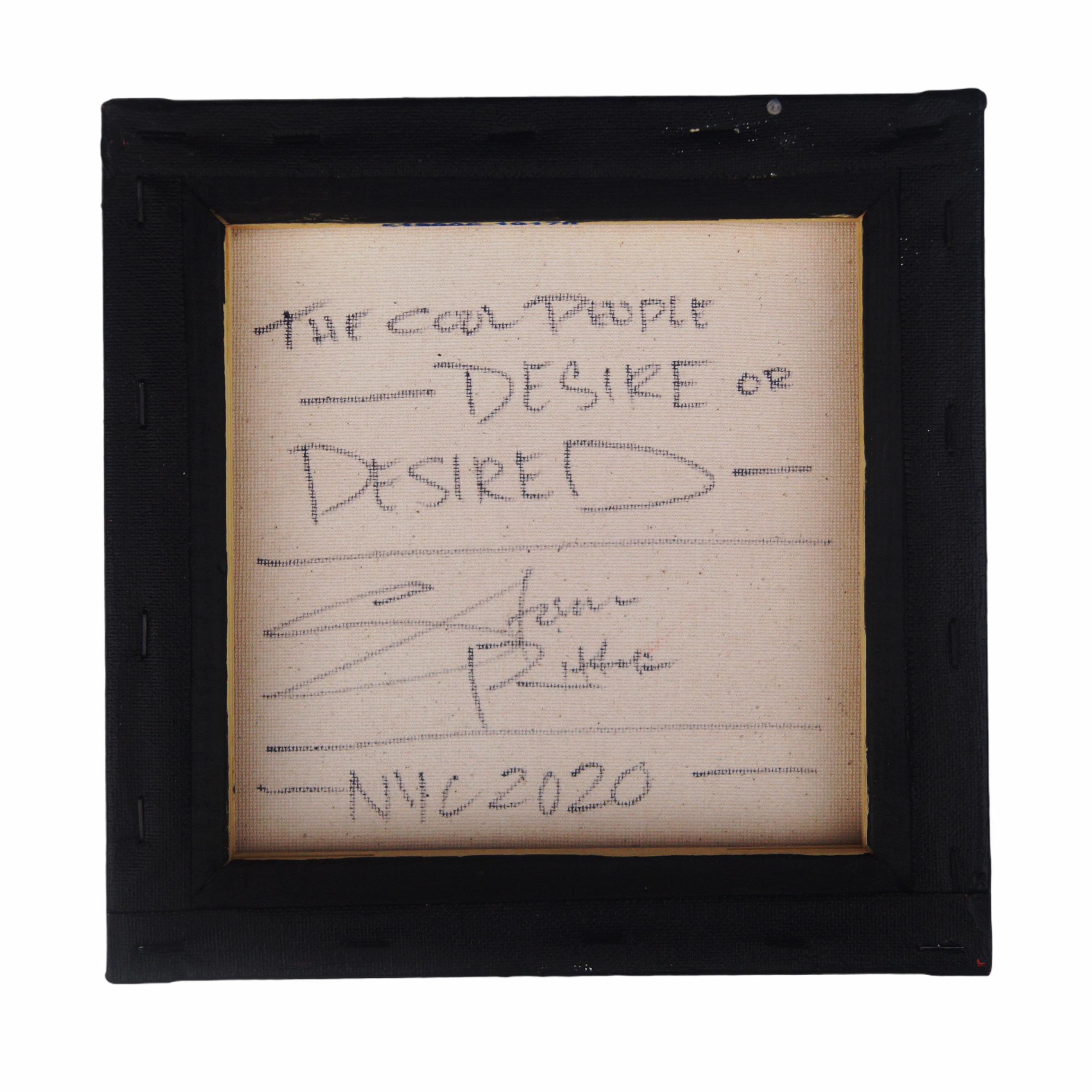 "Desire or Desired" - Acrylic on Canvas (8x8")