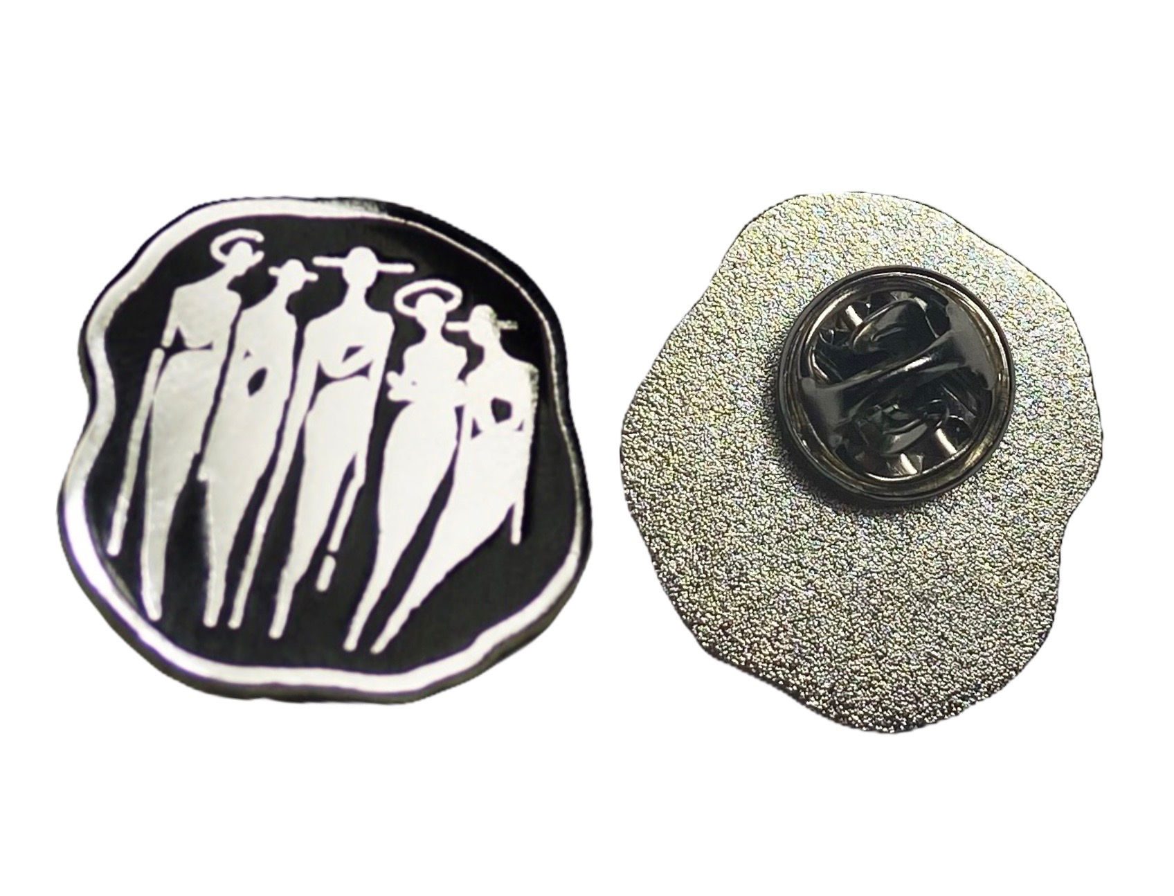 "The Cool People Classic" Silver Metal Pin