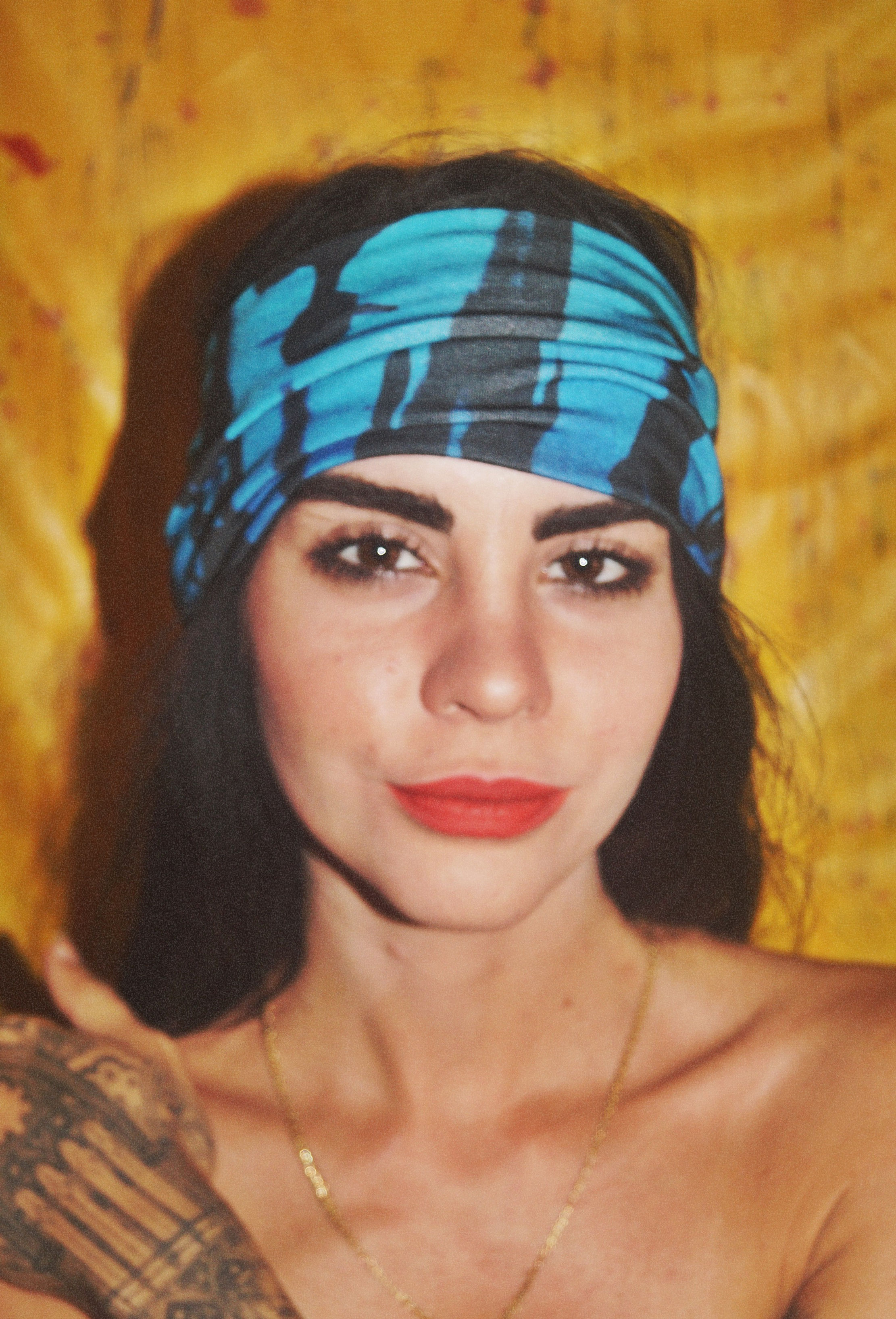 The Cool People (Electric Blue) Head Band / Scarf
