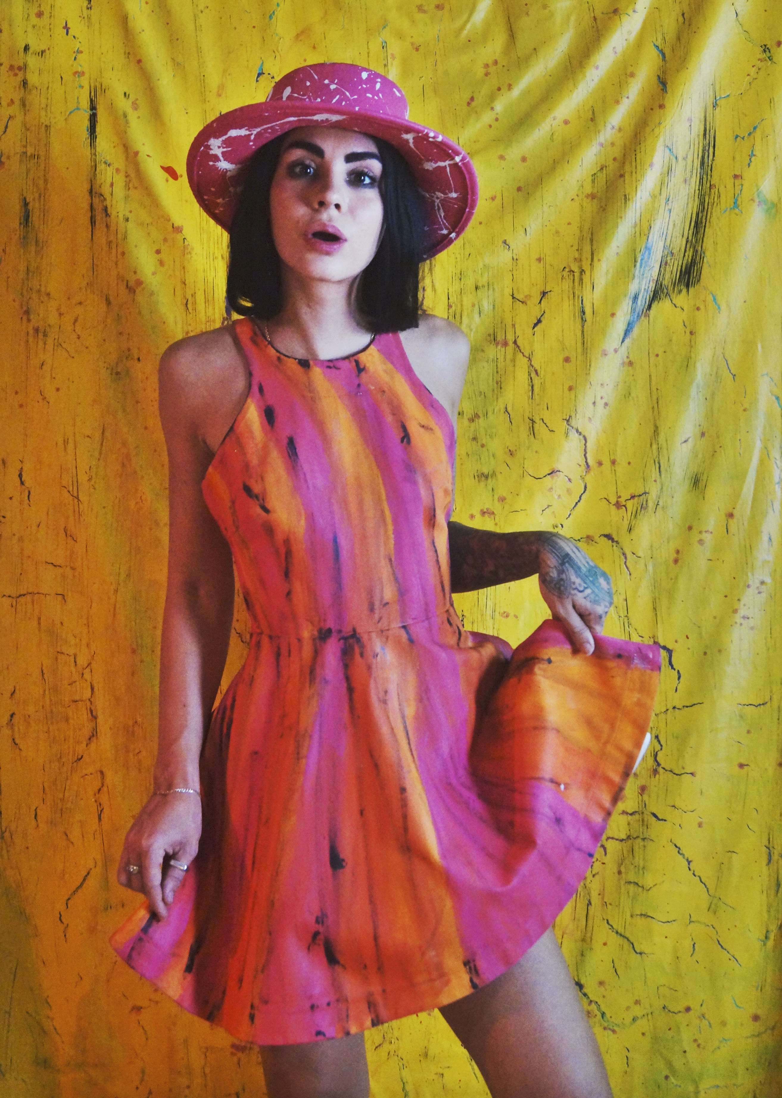 XS - Painted Blondie Dress