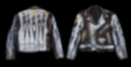 "The Cool People" Classic Moto Leather Jacket