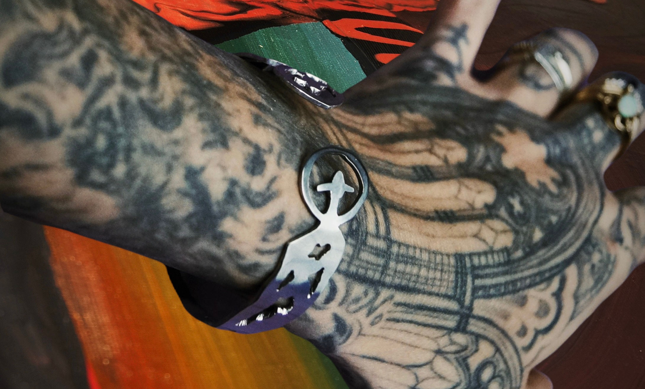 "Divine Duality" Stainless Steel Bracelet