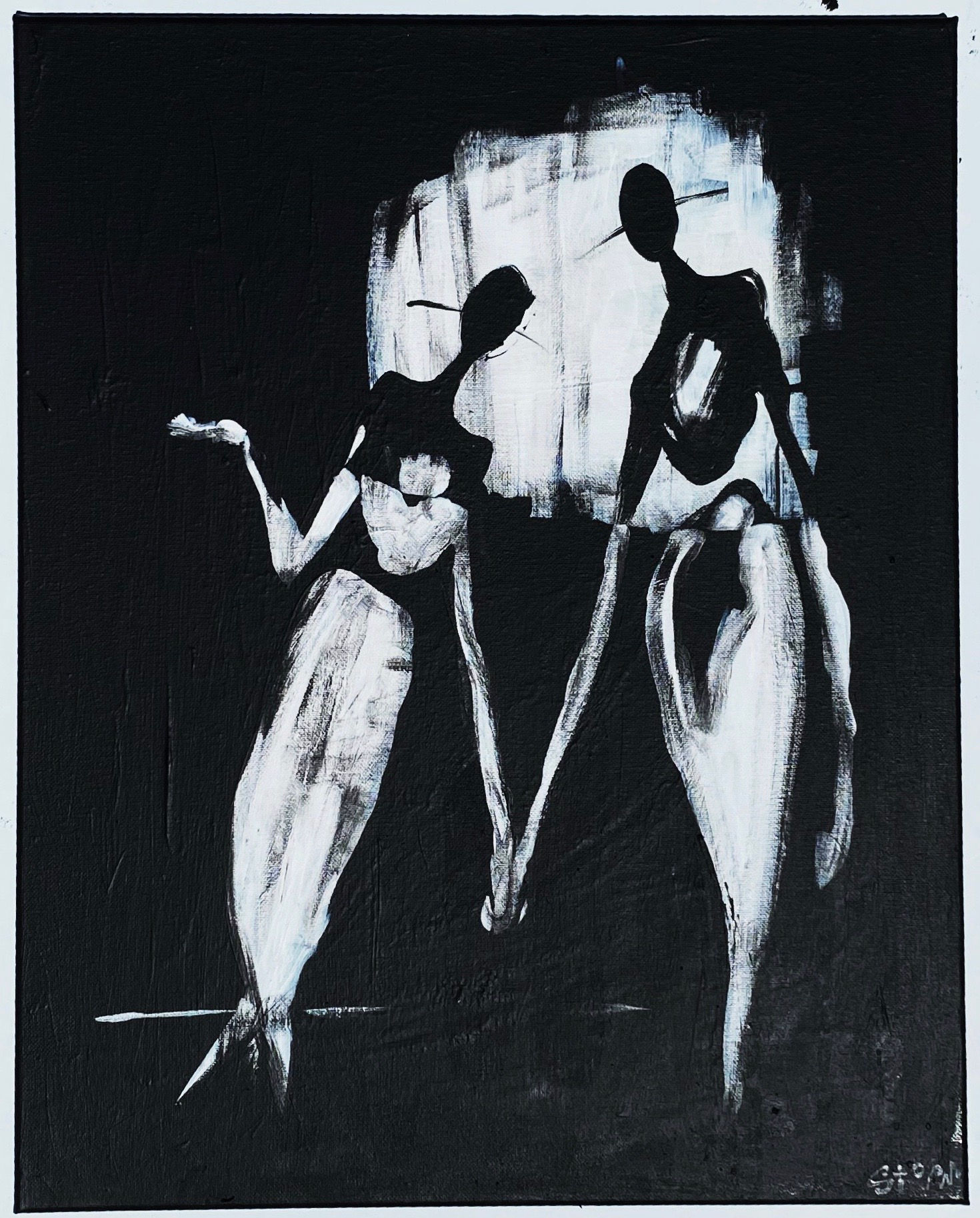 "Inside Or Out" Canvas (16x20)