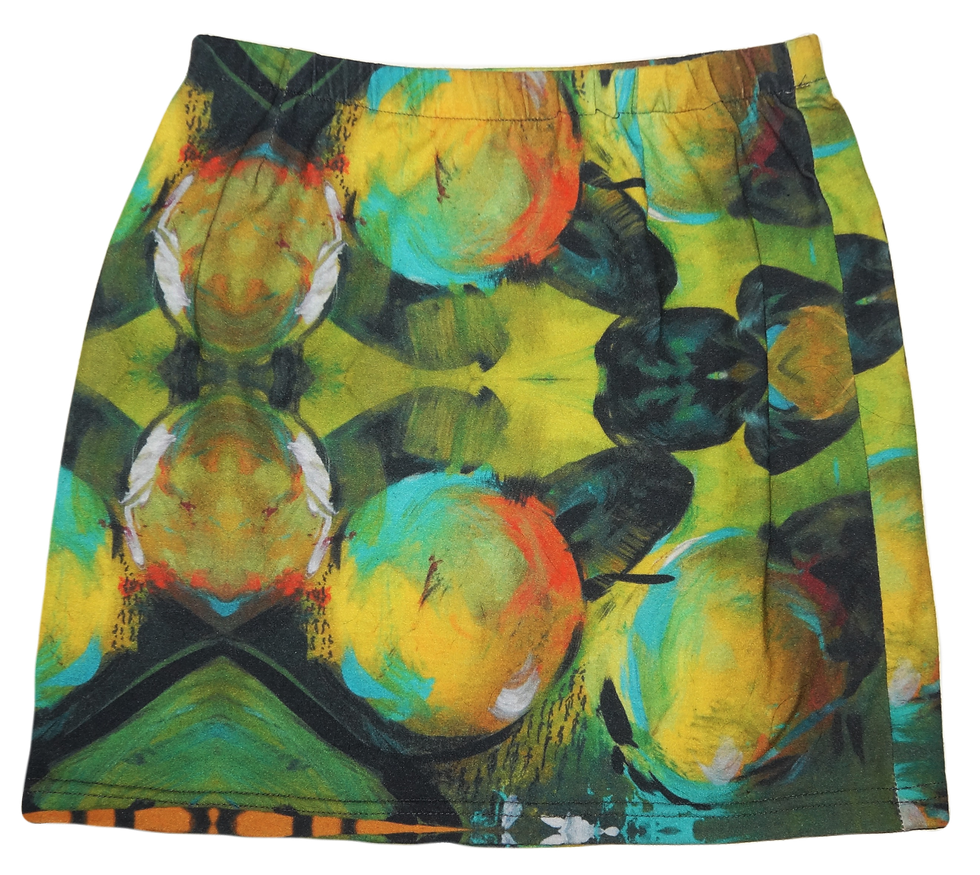 S - Chartreuse Conception Mini Skirt II