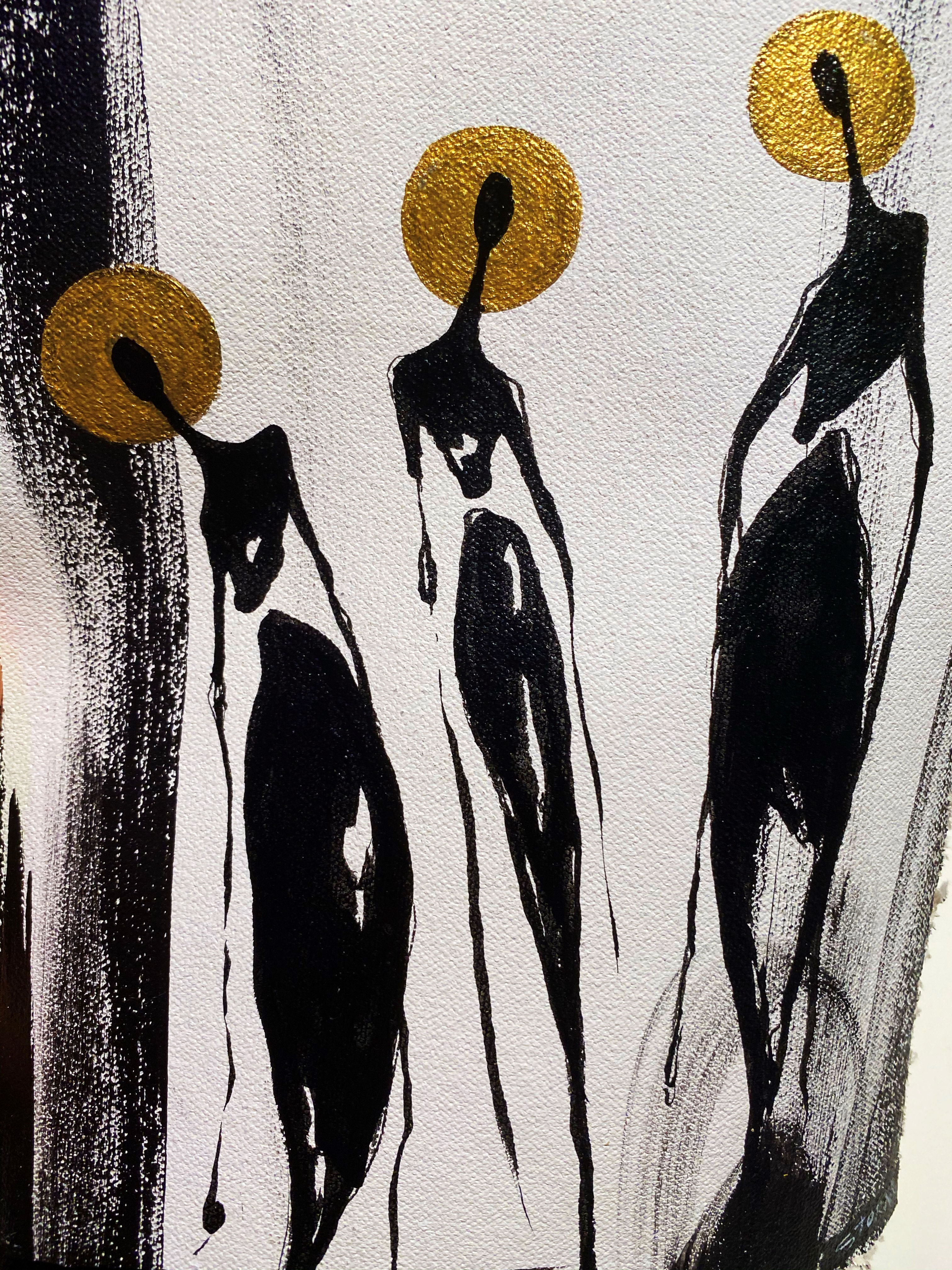 The Cool People - Loose Canvas (8x10)