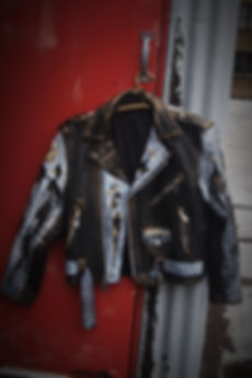 "The Cool People" Classic Moto Leather Jacket