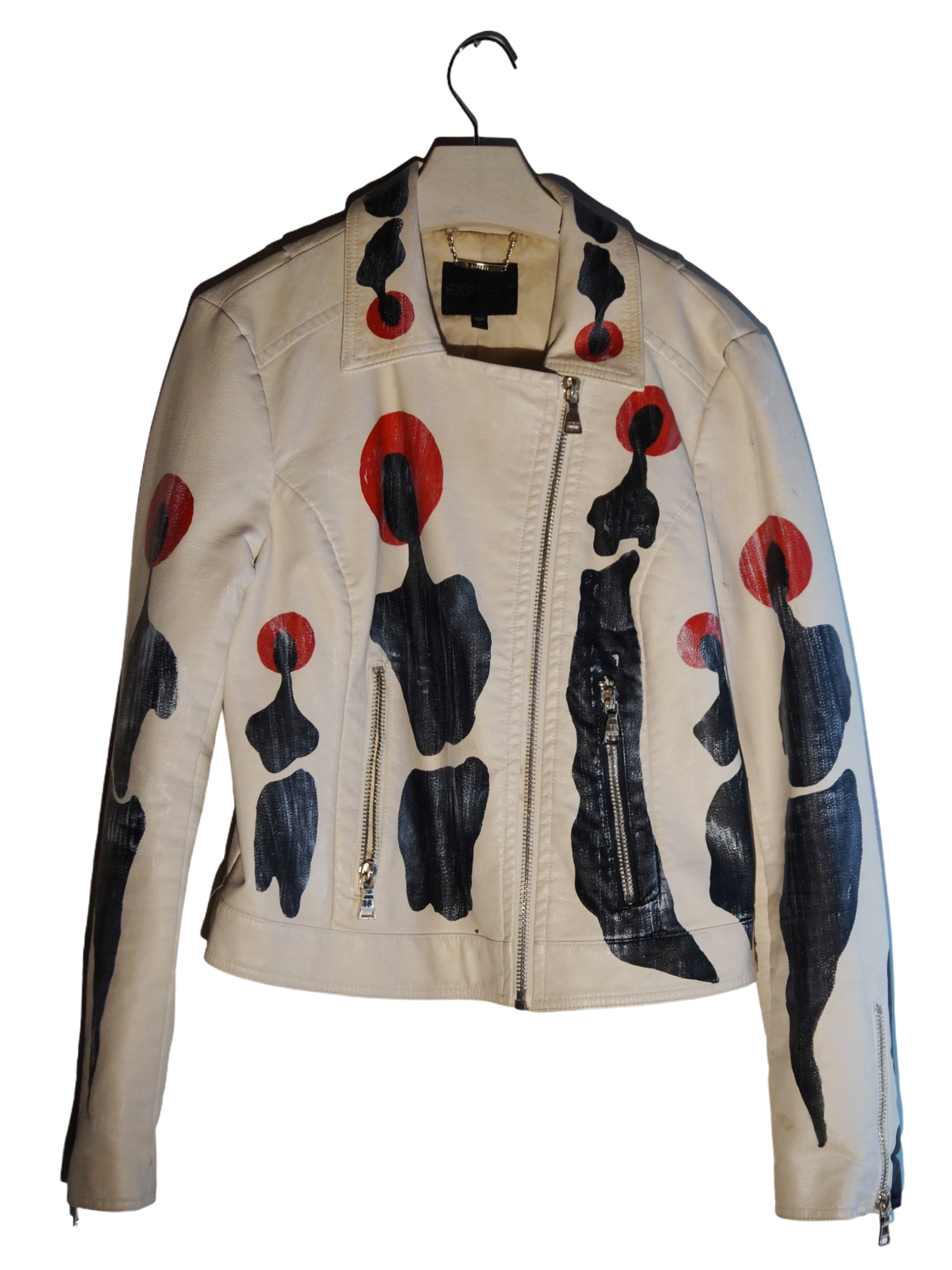 M/L Women - Minstrel Cool People Painted Vegan Jacket