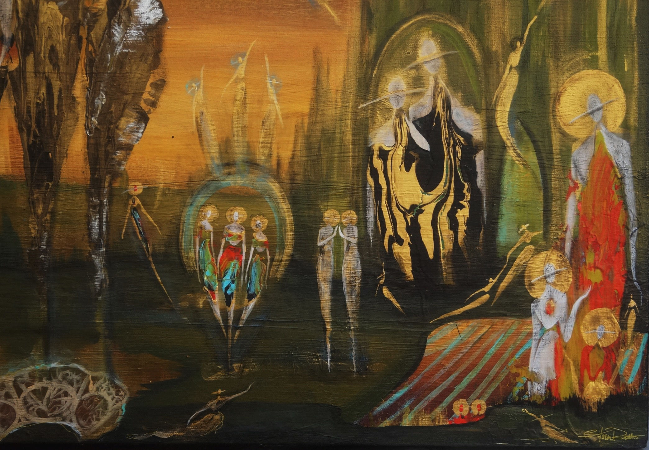 "The Jungian Jungle" Painting on Canvas (30 x 48")