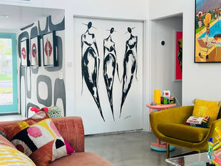 Interior Design Canvases of 'The Cool People' in Palm Springs, California