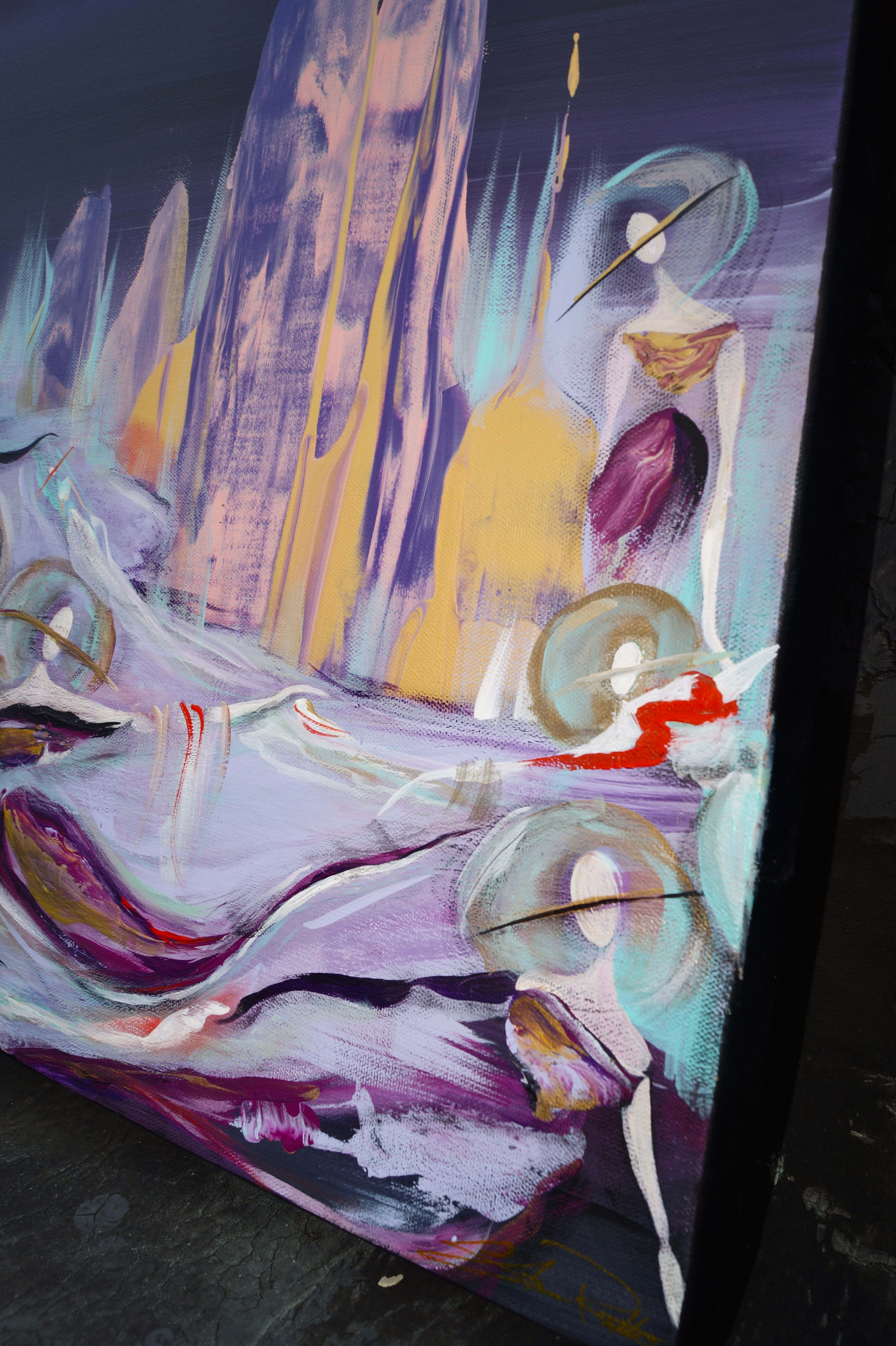 "The Phantasmagoric Remedy" Painting on Canvas (24x36")