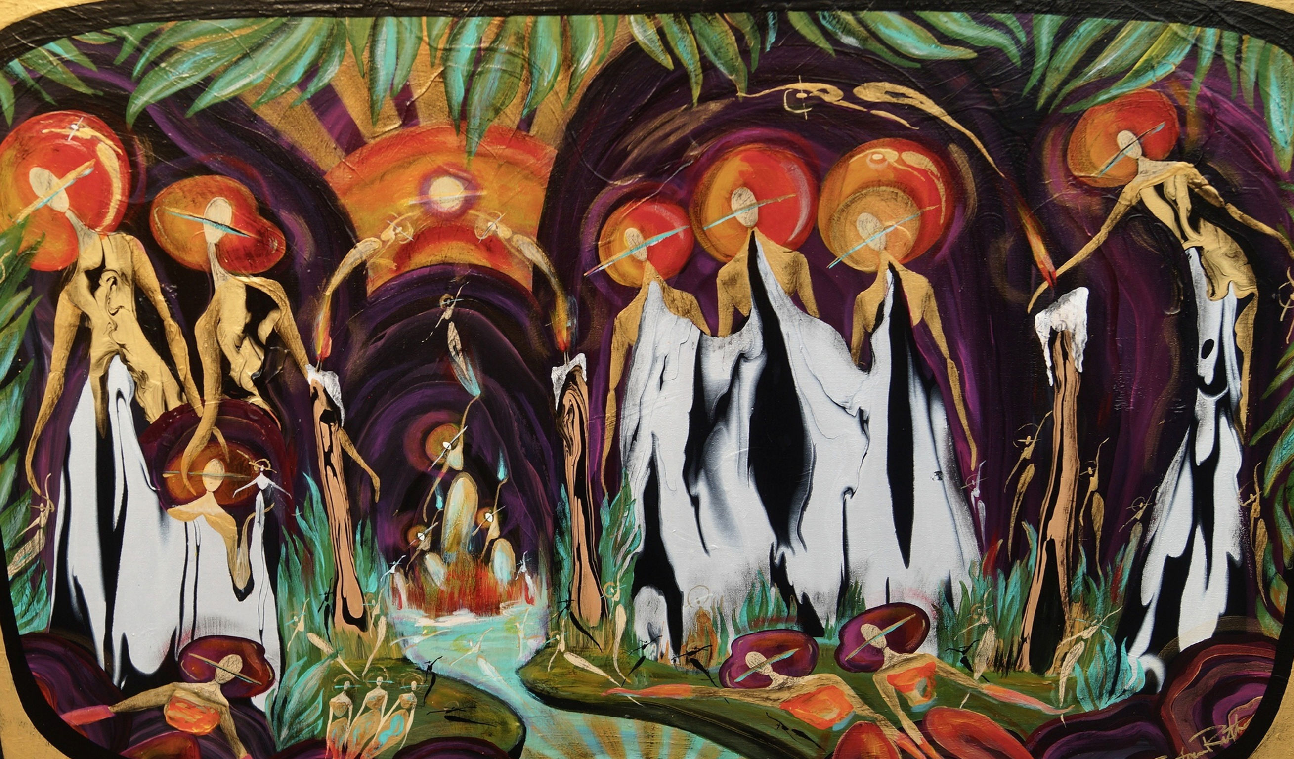 "Saturnalia in July" Painting on Canvas (24x36")