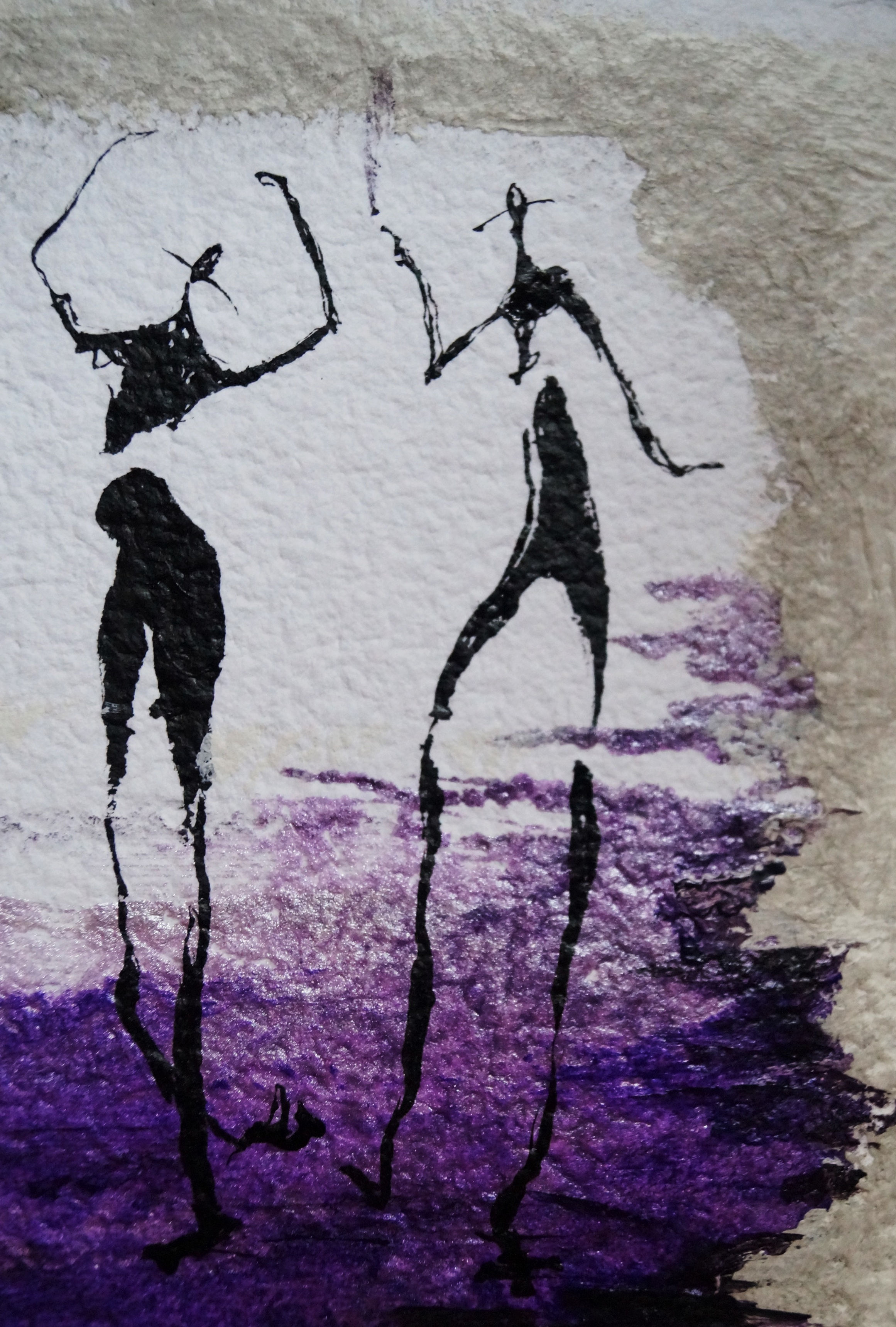 The Cool People - Aloof Fosse - Ink on Cotton Paper (9x12)
