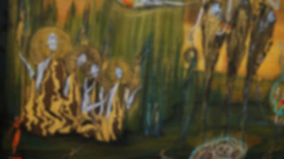 "The Jungian Jungle" Painting on Canvas (30 x 48")