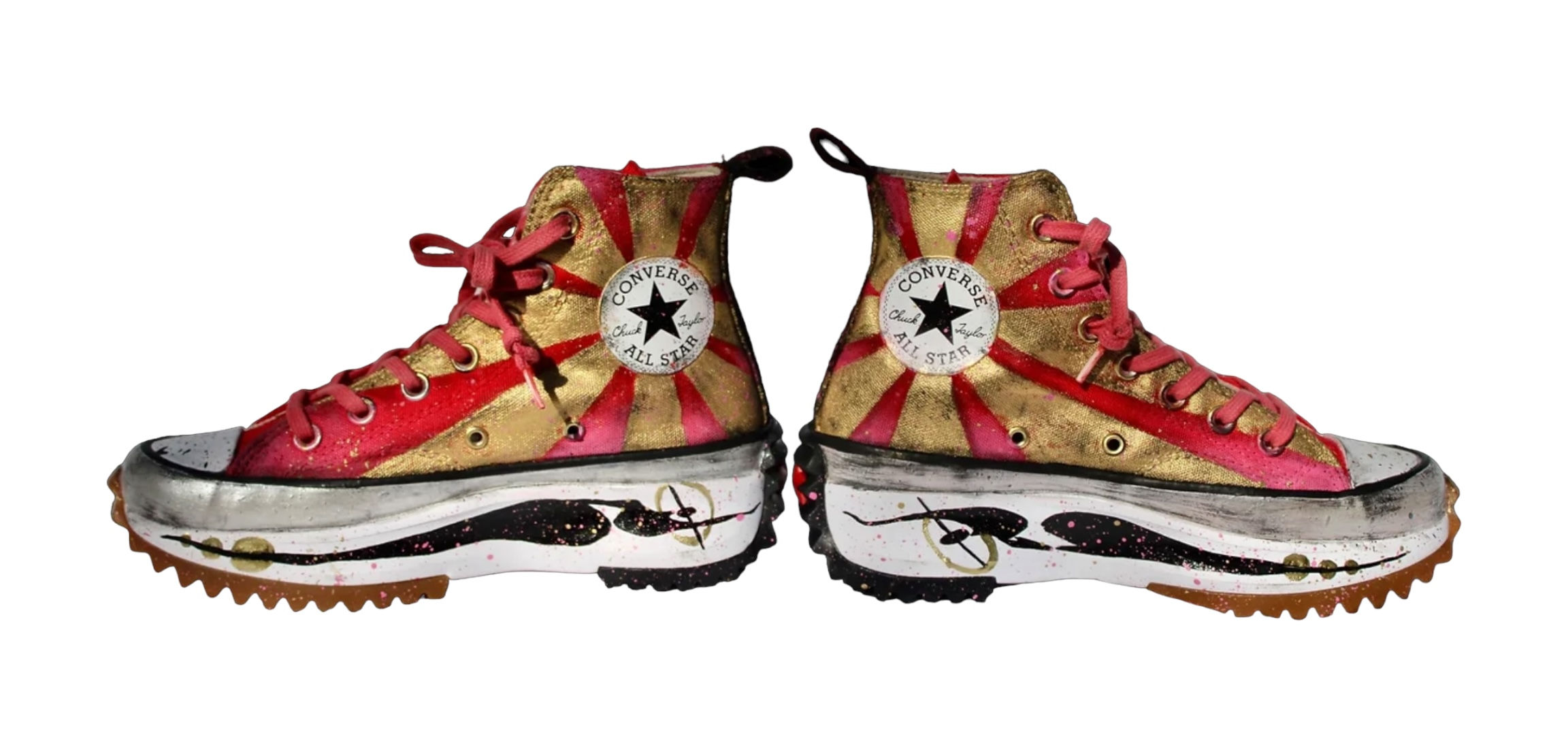 "Kind Soul, Cool Soul" Painted Kids Converse