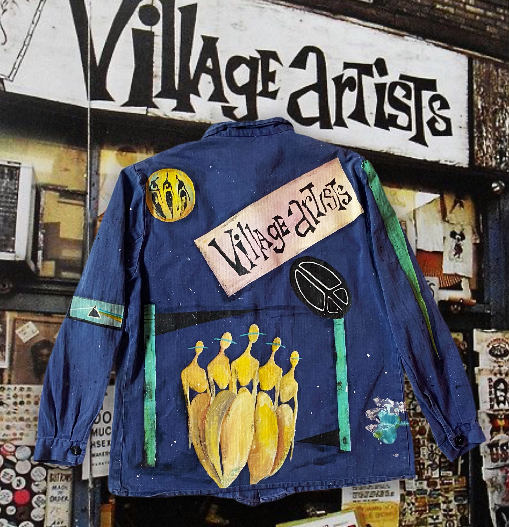 Artist Painted Smock (Greenwich Village Artists)