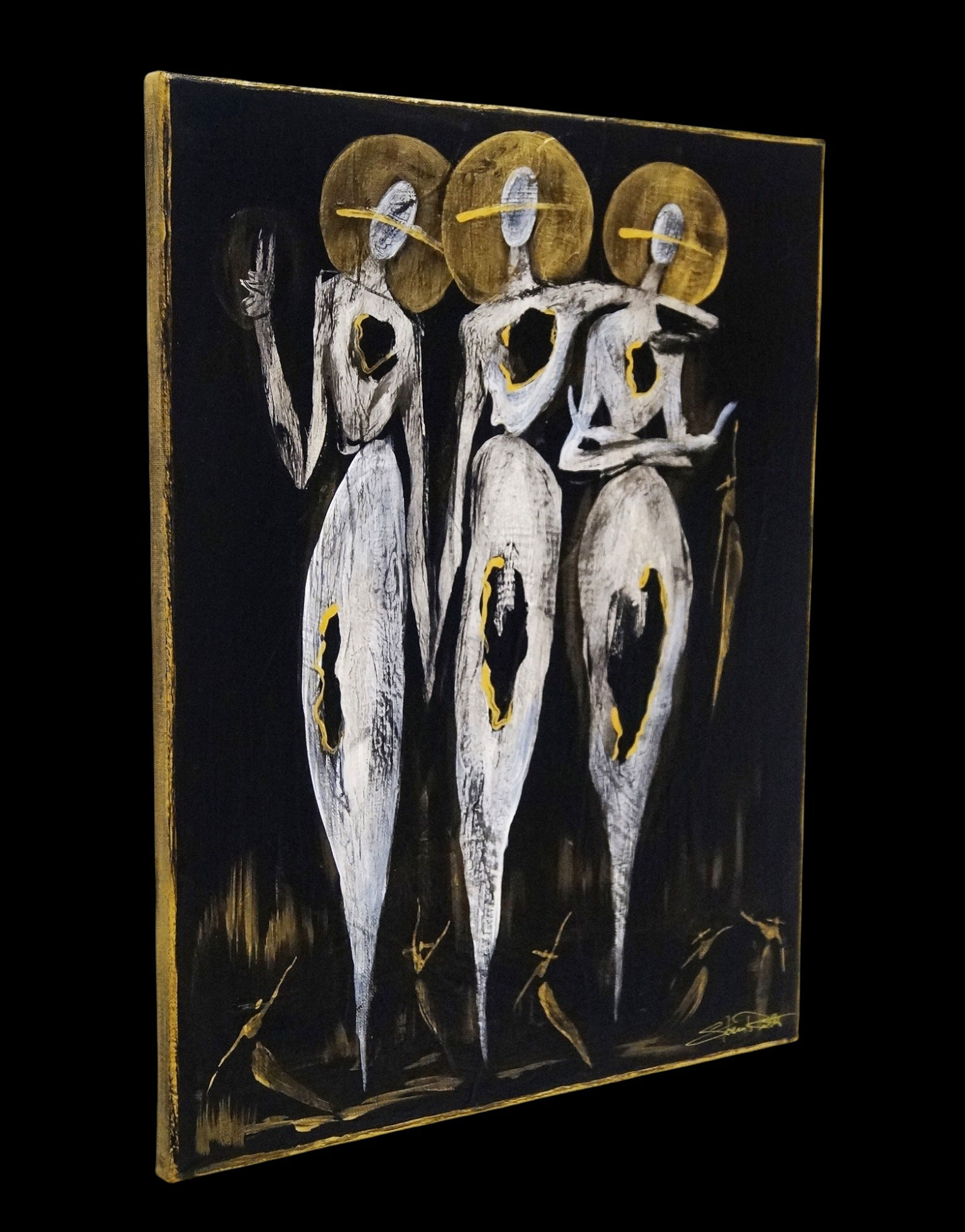 "Peace Trio" Painting on Canvas (16x20")