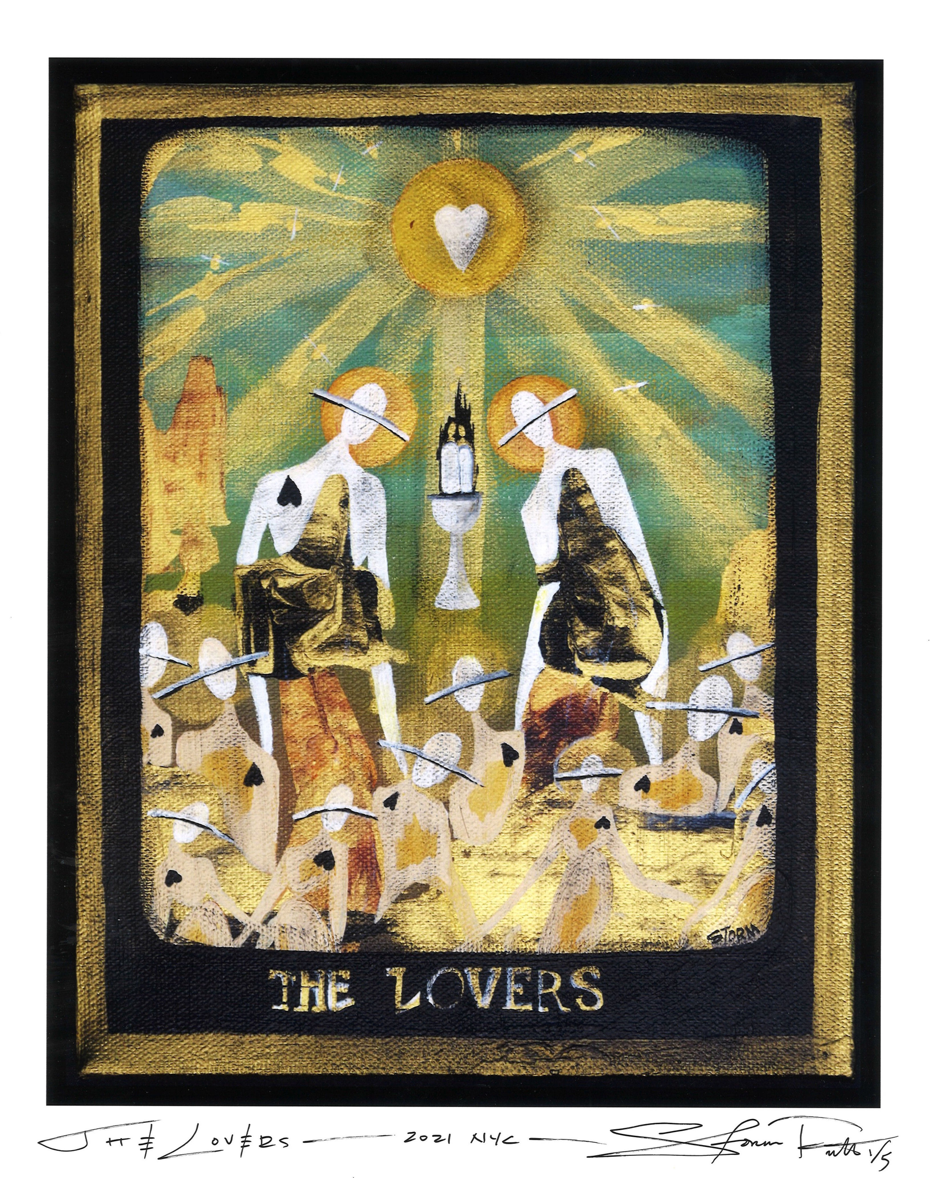 "The Lovers" 1st & 2nd Editions 2021, Signed Luxury Prints (11x14"+)