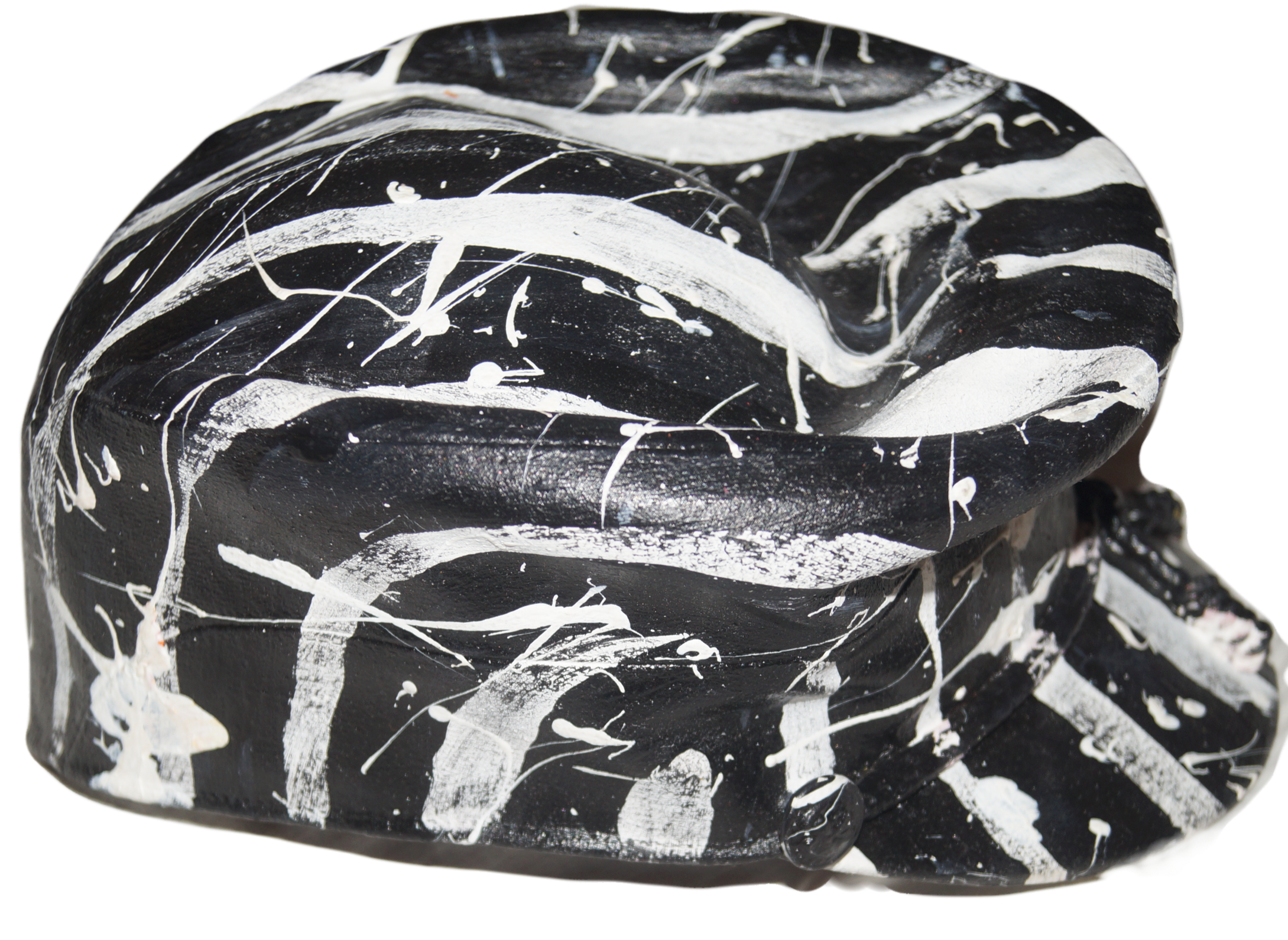1980s Burton Painted Vintage Military Cap