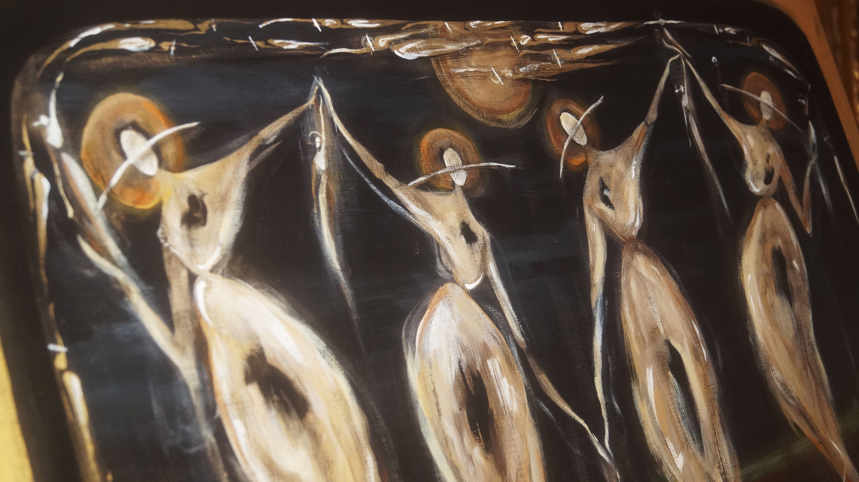 "The Dance" Painting on Canvas (20x30")