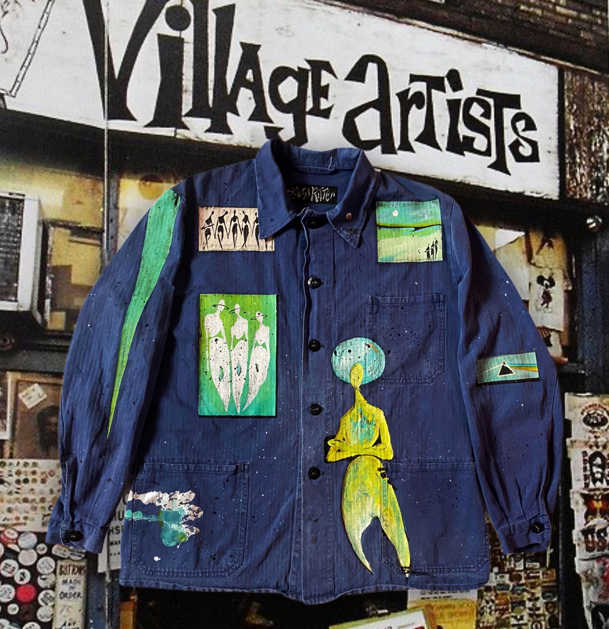 Artist Painted Smock (Greenwich Village Artists)