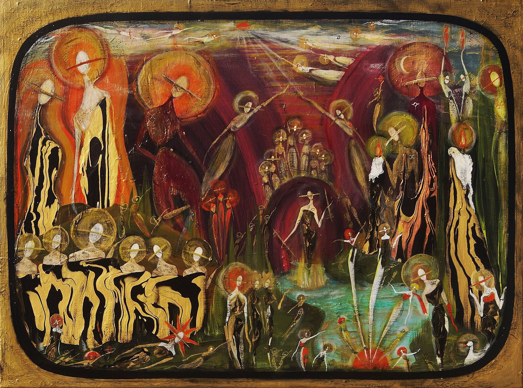 "The World" Painting on Canvas (29x39")