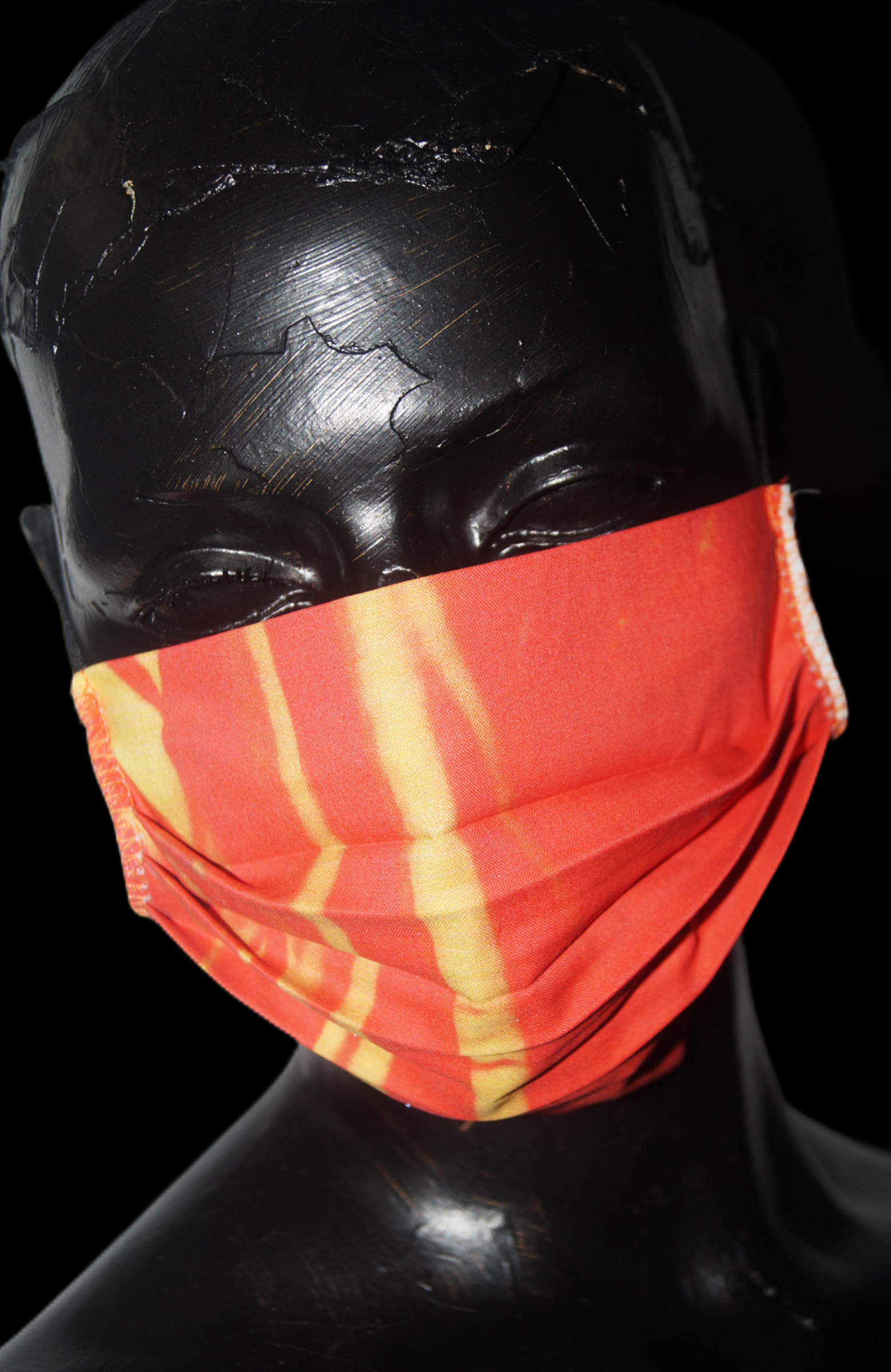 Two Woven Masks (Tequila Sunrise)