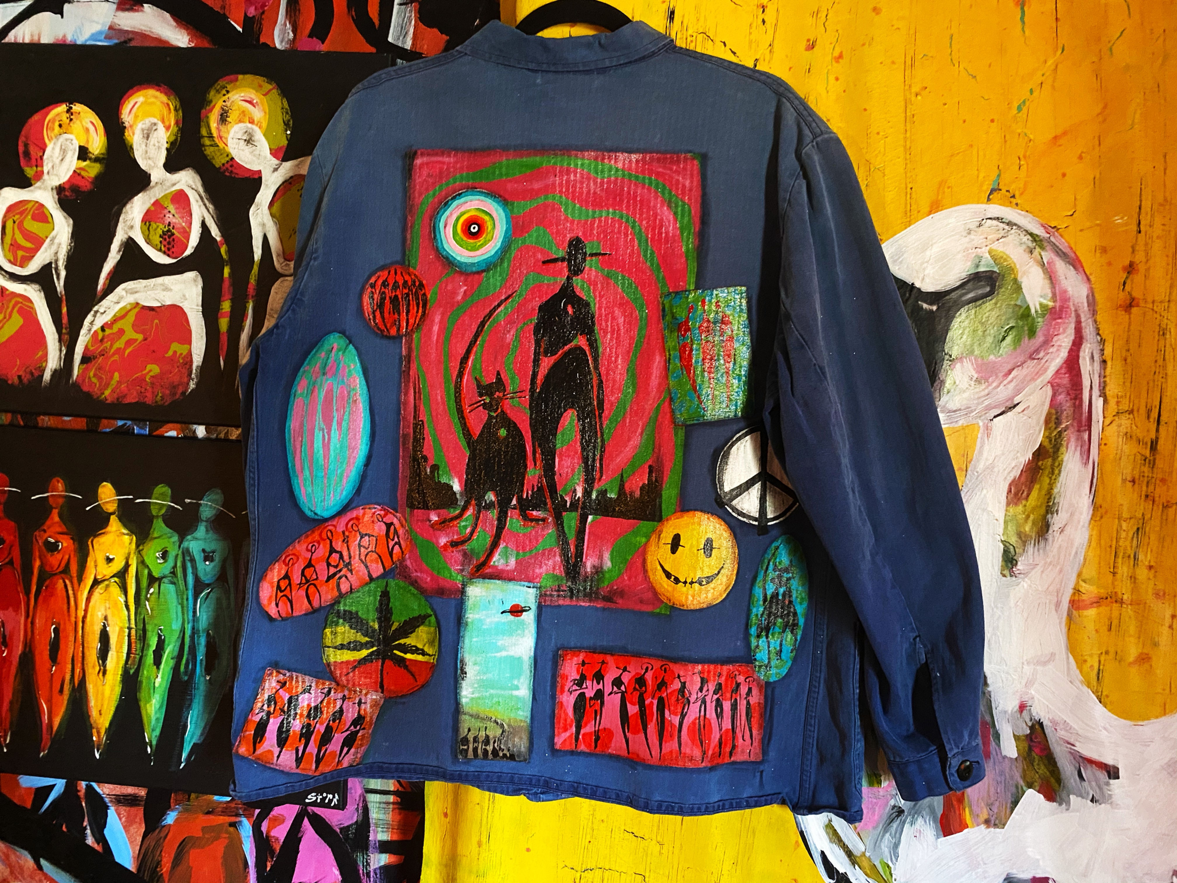 L - Artist Painted Smock (Bumper Sticker)