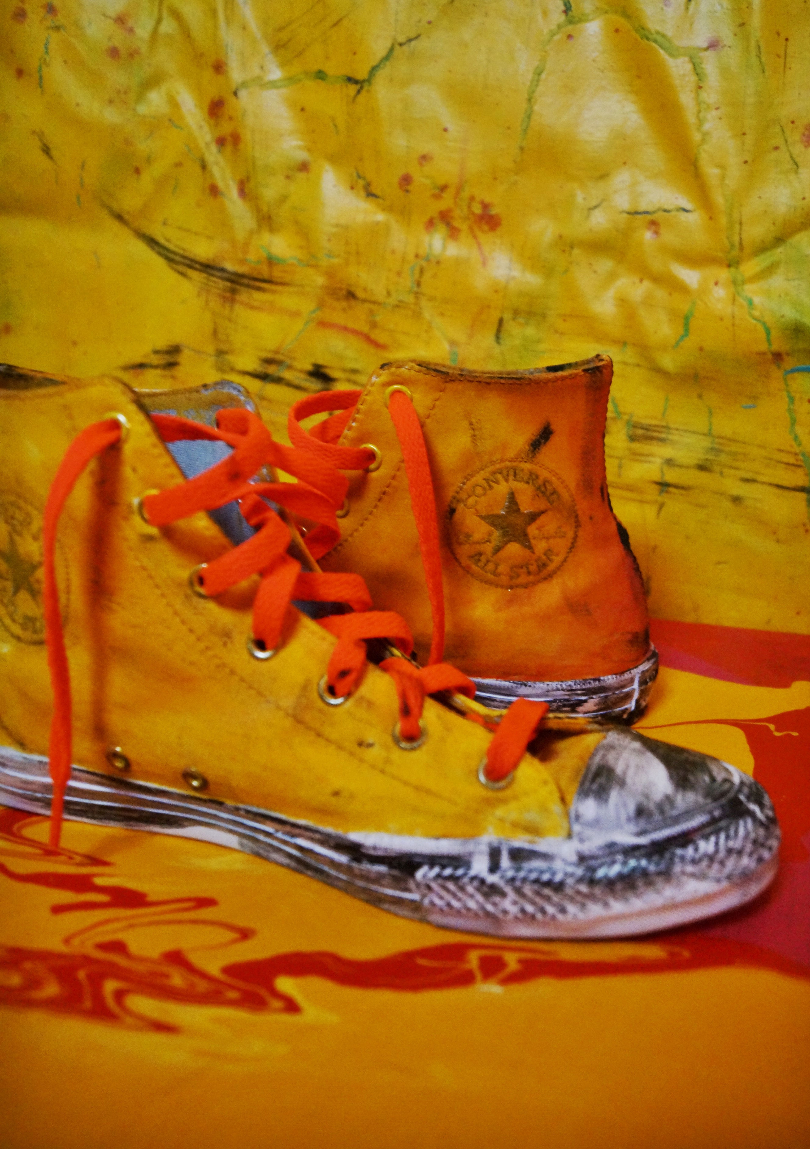 Citrus Zest Painted Converse