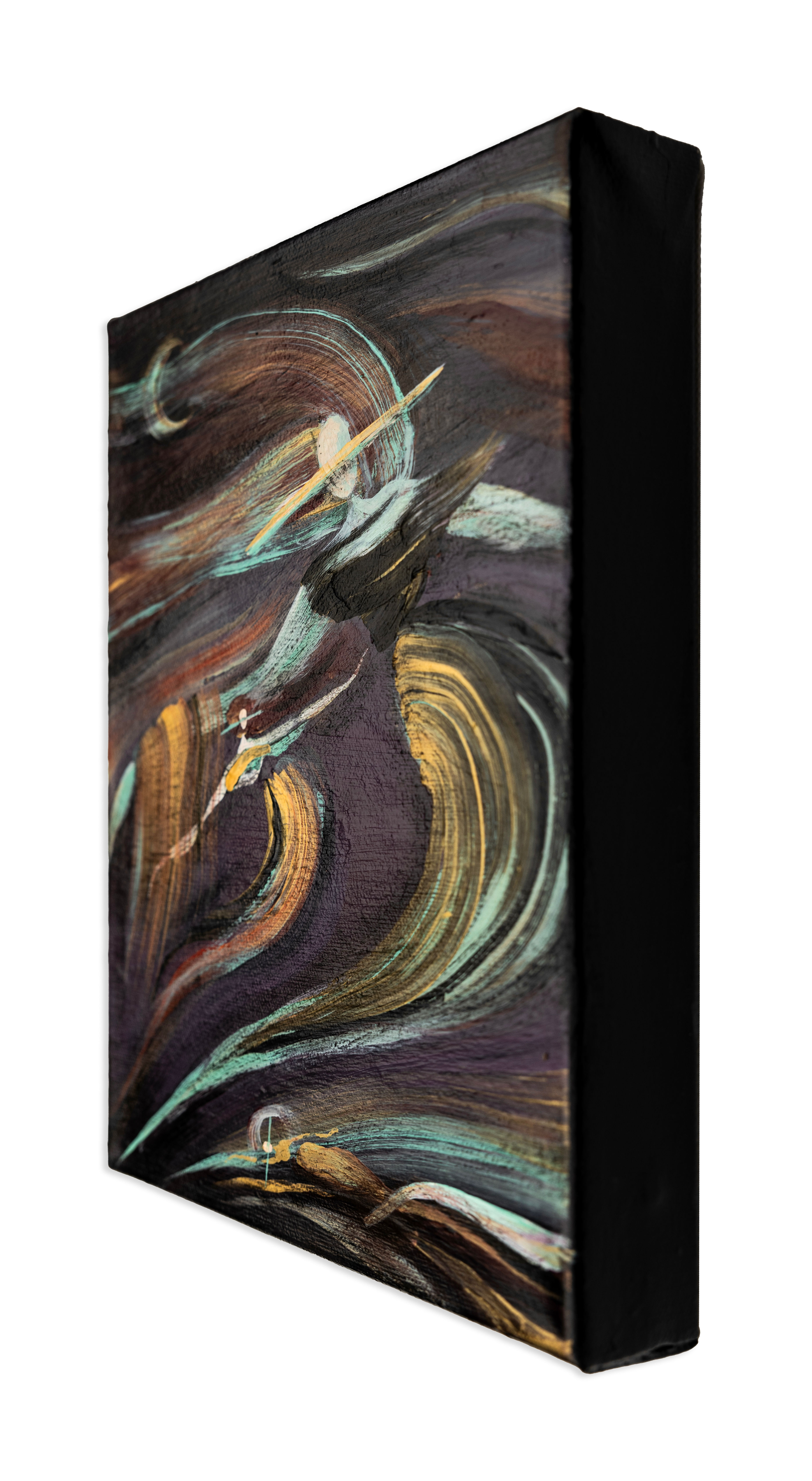 "Disconnected, But Still The Same" Triptych on Canvases (8x10" / 10x24")