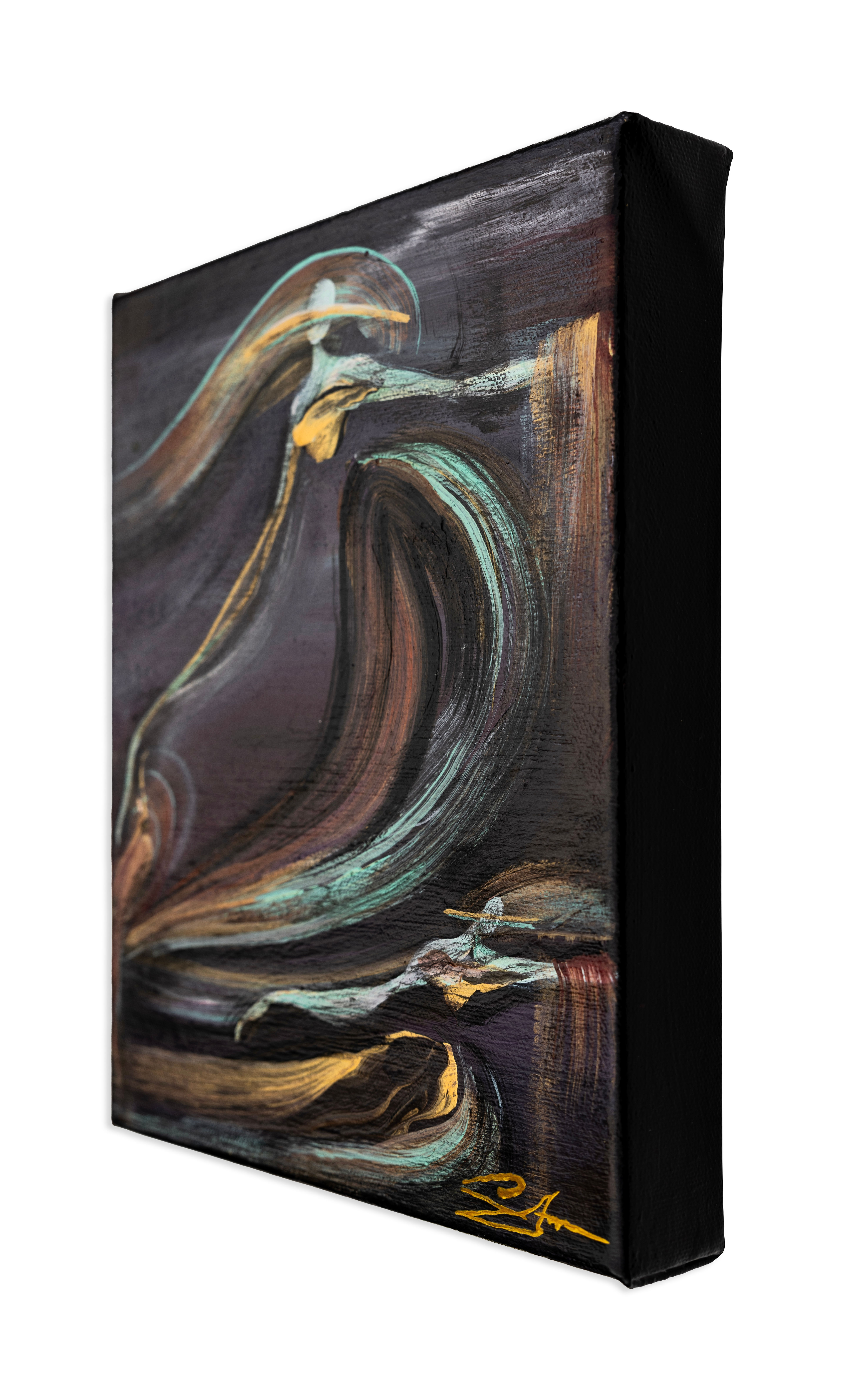 "Disconnected, But Still The Same" Triptych on Canvases (8x10" / 10x24")