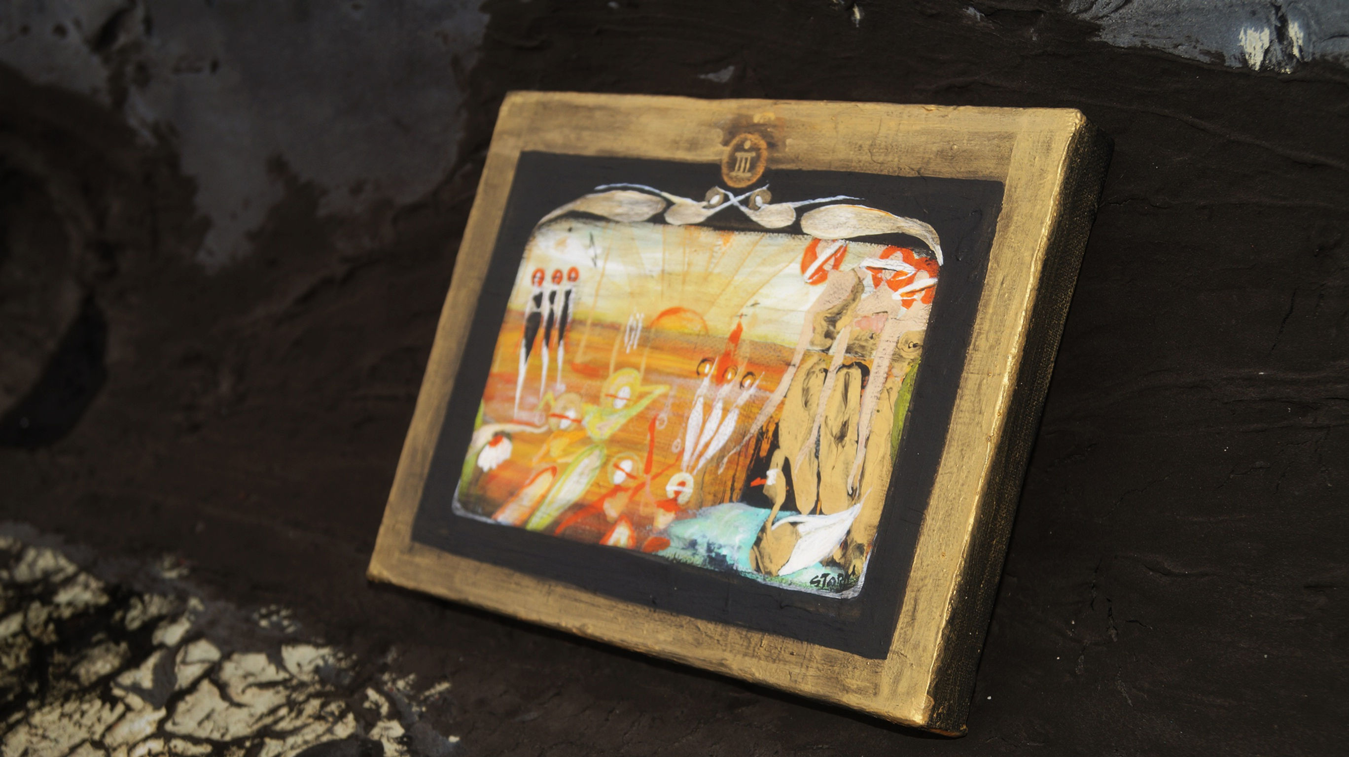"A Happy Memory" - Painting on Canvas (6x8")