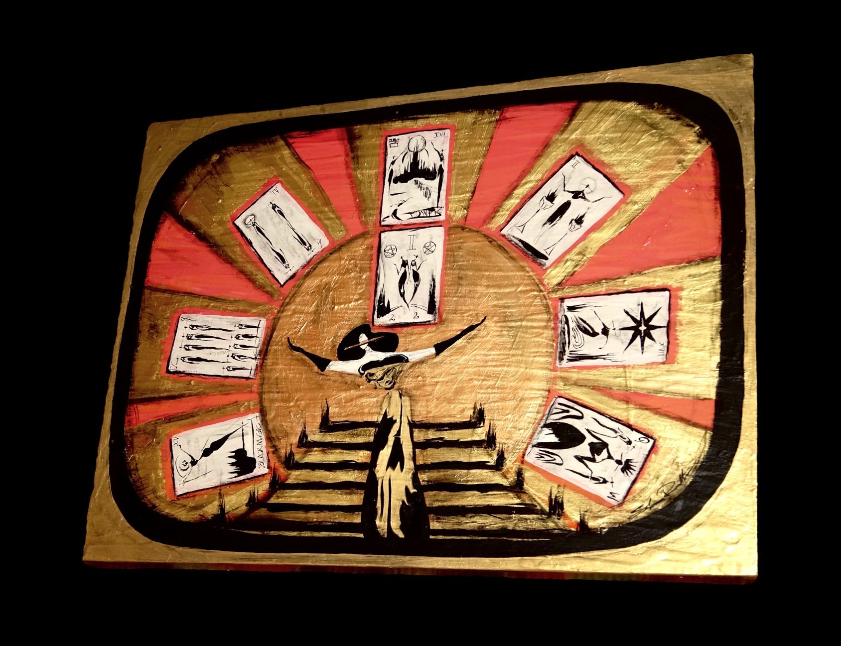 "Morning Reading" Painting on Canvas (18x24")